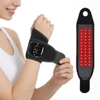 Portable Red Light Therapy for Hands Wrist Massage, 660nm and 850nm Infrared and Near Infrared Light Hand Therapy Equipment with Heat & Vibration for Wrist Ankle Neck, 80-Pack Carton