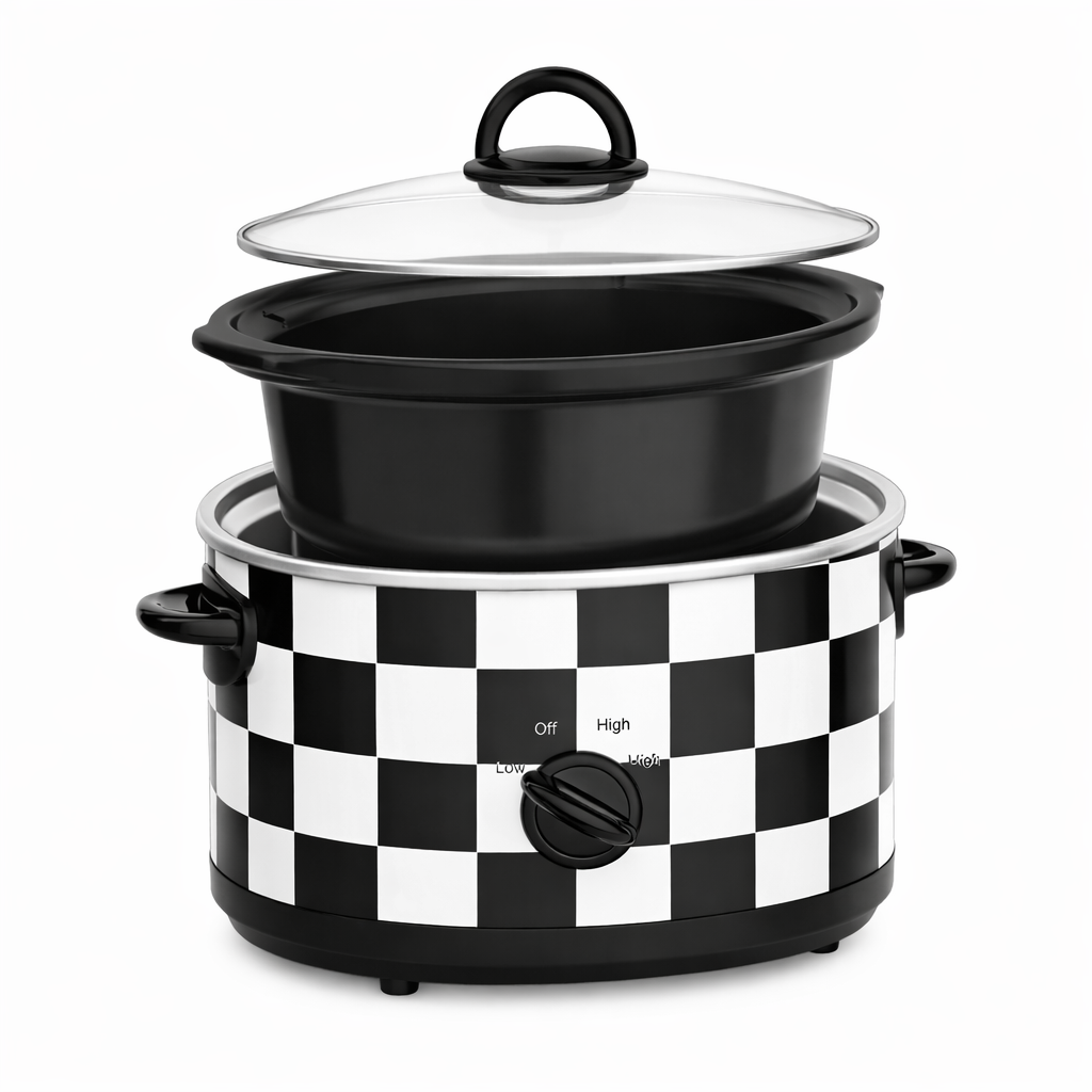 AURYAO 6QT Pro Slow Cooker – Smart Control, Ceramic Nonstick, Effortless Clean