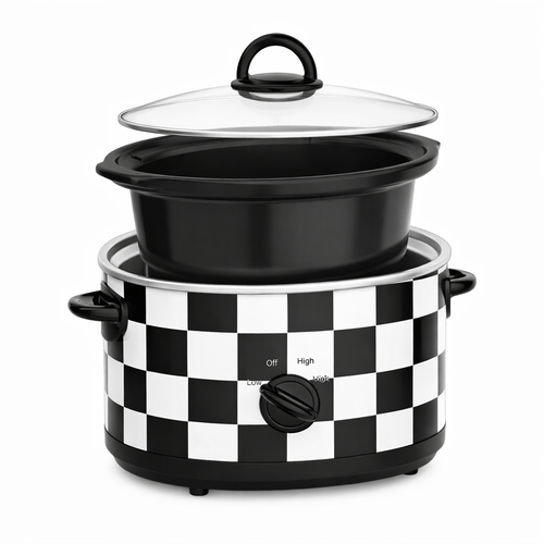AURYAO 6QT Pro Slow Cooker – Smart Control, Ceramic Nonstick, Effortless Clean