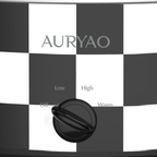 AURYAO 6QT Pro Slow Cooker – Smart Control, Ceramic Nonstick, Effortless Clean