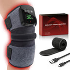 Cordless Heated Knee Massager, 5000mAh Rechargeable Knee Heating Pad Wrap with 6 Heat Levels & 3 Vibration Modes – Electric Knee Brace for Arthritis Pain Relief, Adjustable for Home Office Travel, 32-Pack Carton