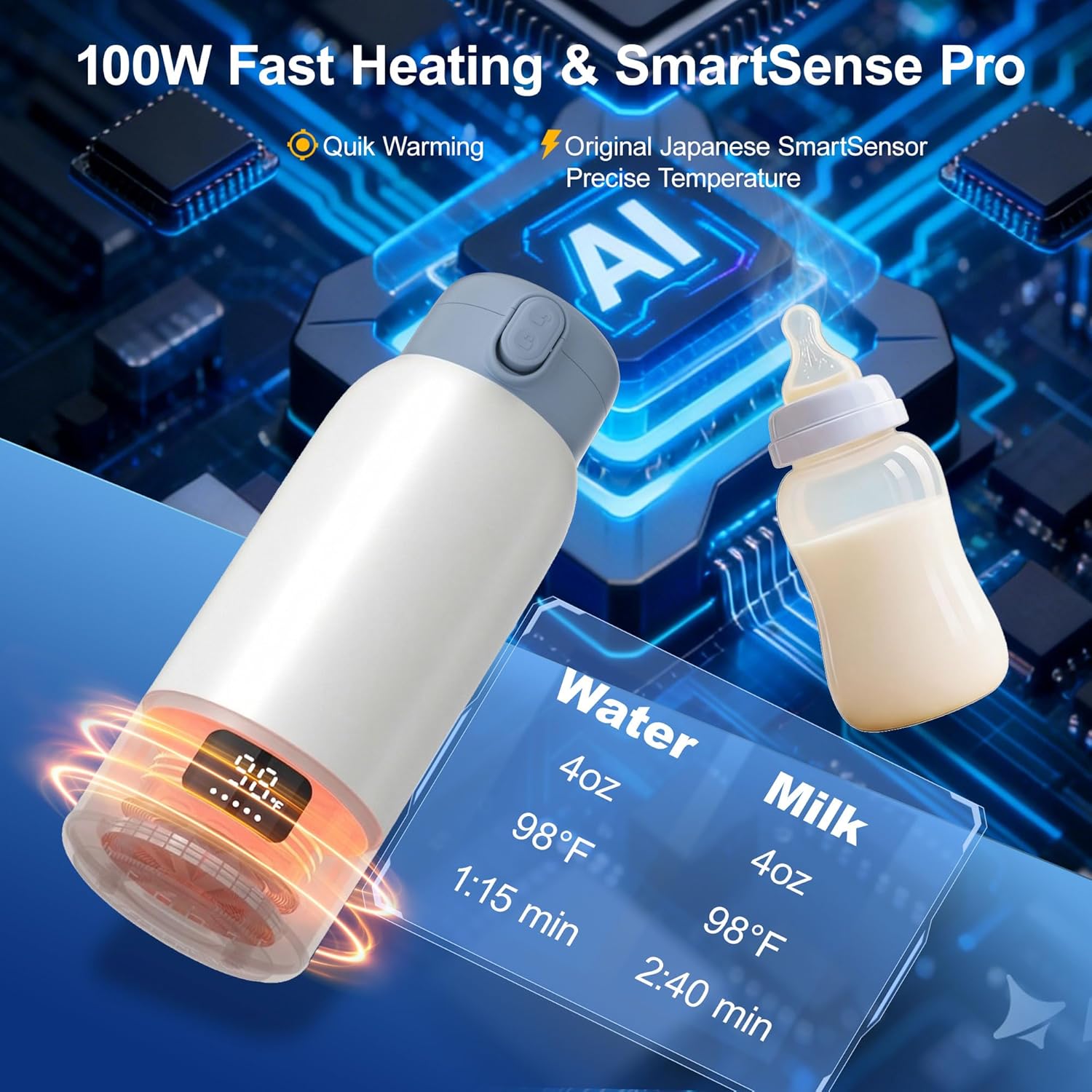Fast Heating Baby Bottle Warmer
