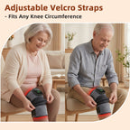 Cordless Heated Knee Massager, 5000mAh Rechargeable Knee Heating Pad Wrap with 6 Heat Levels & 3 Vibration Modes – Electric Knee Brace for Arthritis Pain Relief, Adjustable for Home Office Travel, 32-Pack Carton