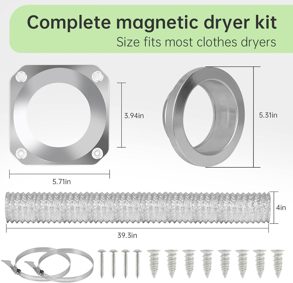Magnetic Dryer Vent Connector Kit, 12-Pack Carton