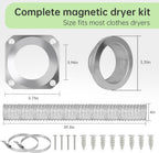 Magnetic Dryer Vent Connector Kit, 12-Pack Carton