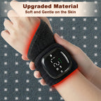 Portable Red Light Therapy for Hands Wrist Massage, 660nm and 850nm Infrared and Near Infrared Light Hand Therapy Equipment with Heat & Vibration for Wrist Ankle Neck, 80-Pack Carton