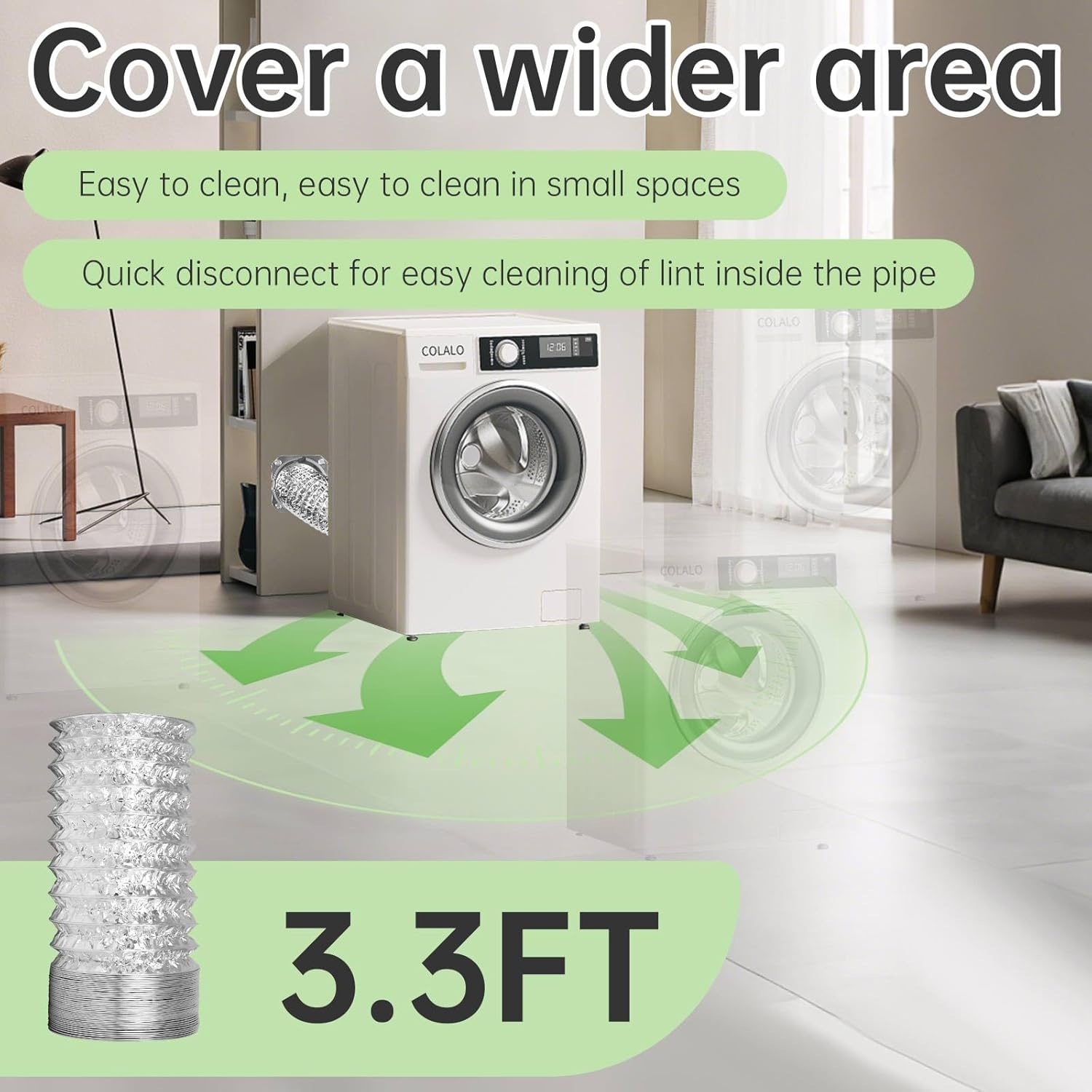 Magnetic Dryer Vent Connector Kit, 12-Pack Carton