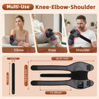 Cordless Heated Knee Massager, 5000mAh Rechargeable Knee Heating Pad Wrap with 6 Heat Levels & 3 Vibration Modes – Electric Knee Brace for Arthritis Pain Relief, Adjustable for Home Office Travel, 32-Pack Carton