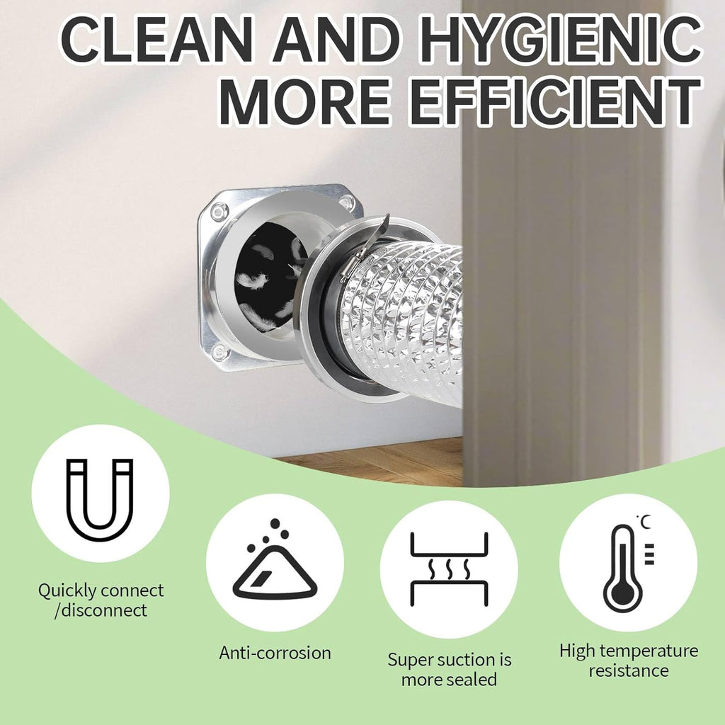 Magnetic Dryer Vent Connector Kit, 12-Pack Carton
